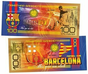 100 rubľov FC Barcelona (2019)